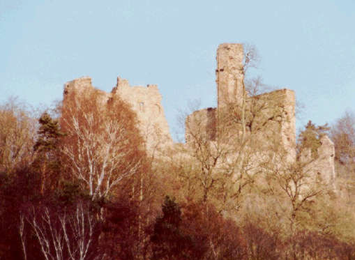 Bild der Burg Hohenecken bei Kaiserslautern